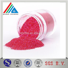 Excellent color equlity Polyster Red Glitter Powder for Decoration